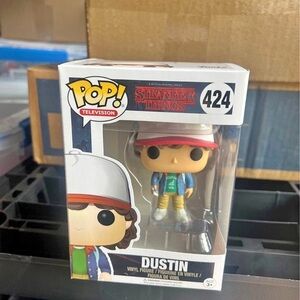 Funko Pop Stranger Things Dustin 424  Vinyl Figure